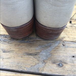 White Lucchese Cowboy Boots